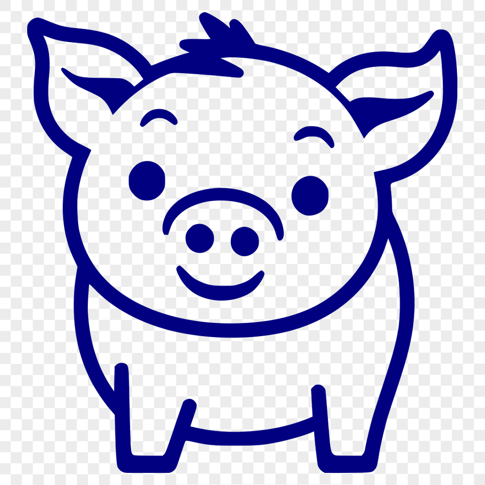 Free Unique Piglet Decal