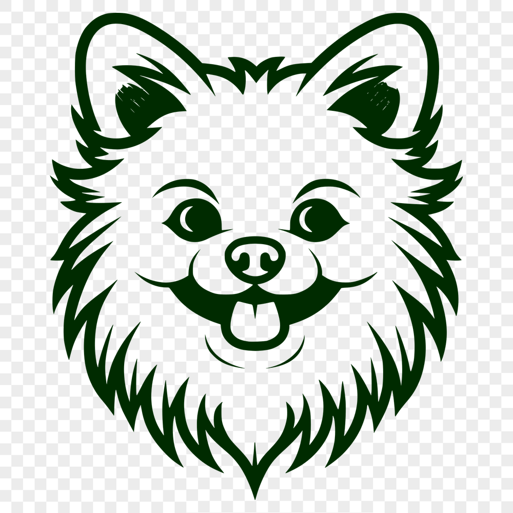 Creative Pomeranian SVG, PNG, PDF And DXF Files