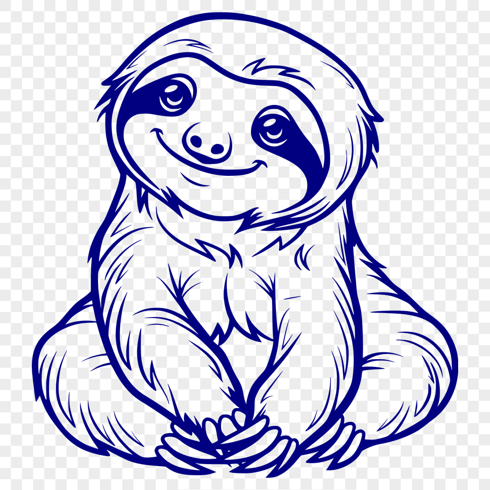 Stunning Sloth - For Glowforge Project