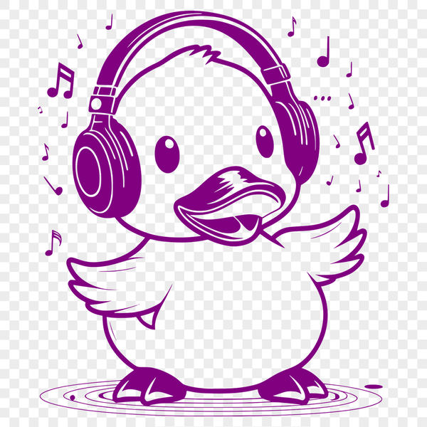 A detailed illustration of a duck, suitable for vector graphics and commercial use.