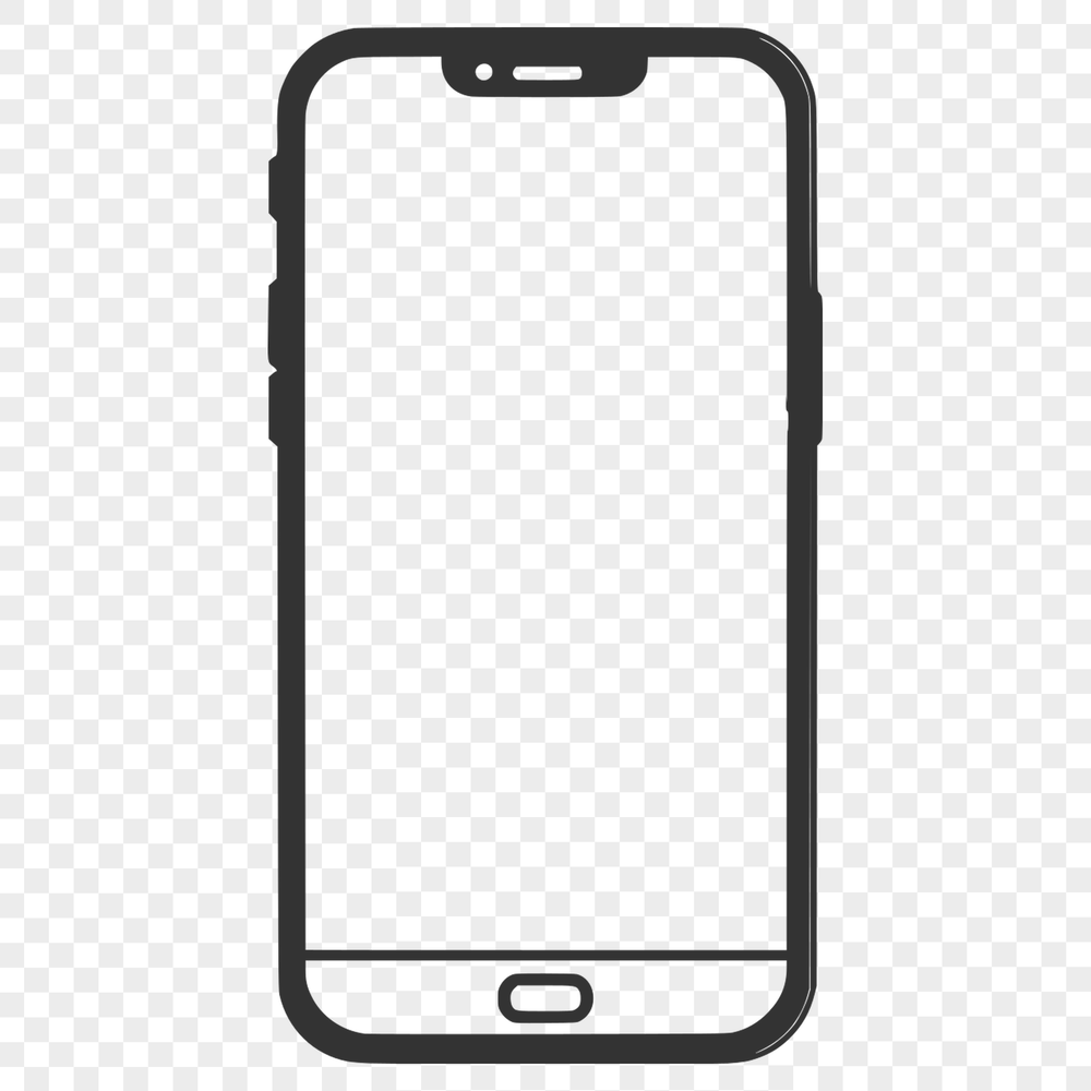 Beautiful Smartphone Design SVG Illustration of a smartphone with sleek design