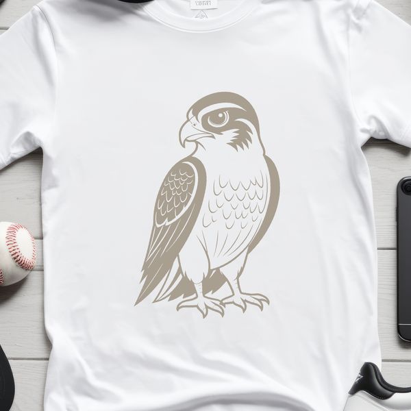 Falcon Silhouette Illustration SVG File A high-quality vector illustration of a falcon in flight.