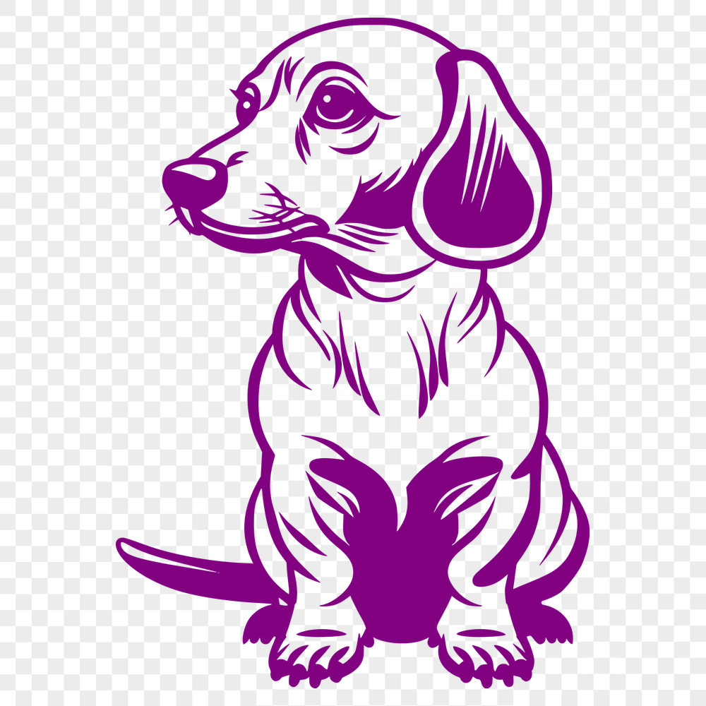 Free Unique Dachshund Vector Craft File