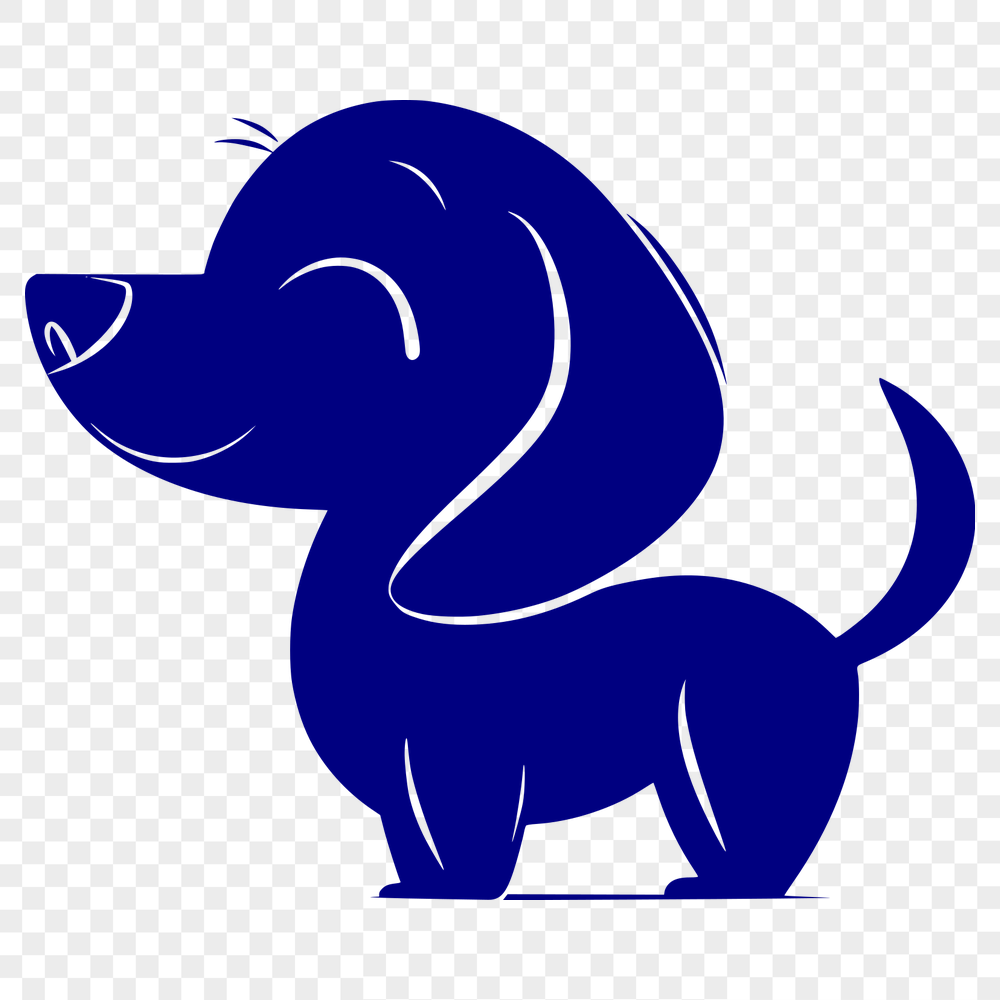 Standing Dachshund DXF