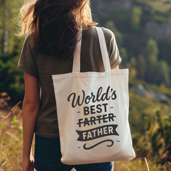 Fatherly Wisdom Quote Humorous quote about fatherhood, suitable for Fathers Day gifts or decorations.