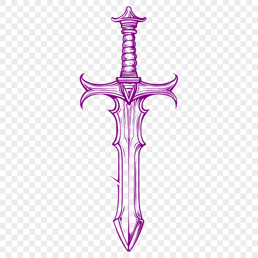 Beautiful Dagger - For Laser Project