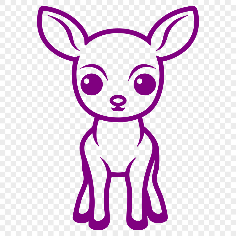 Free Free Deer Vector Drawing