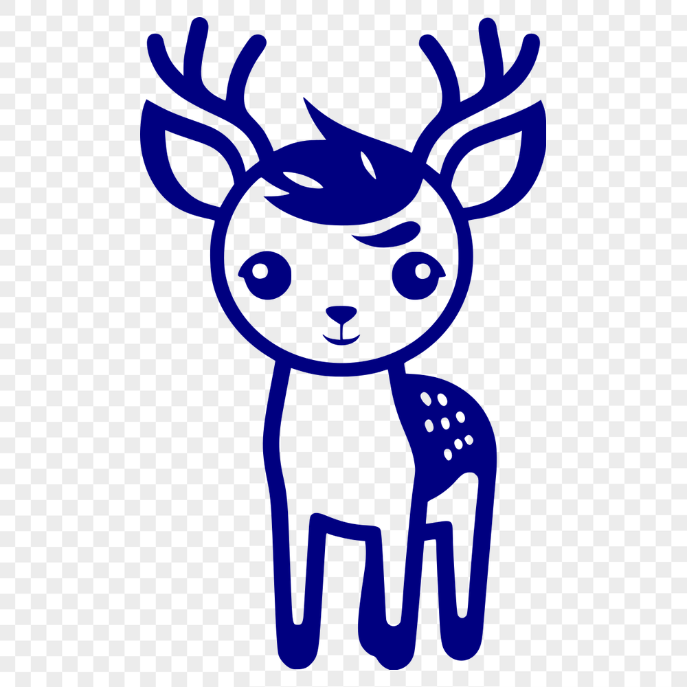 Unique Deer DXF