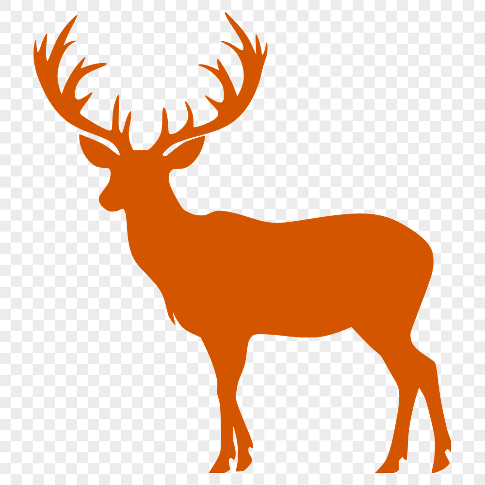 Artistic Deer - Glowforge SVG