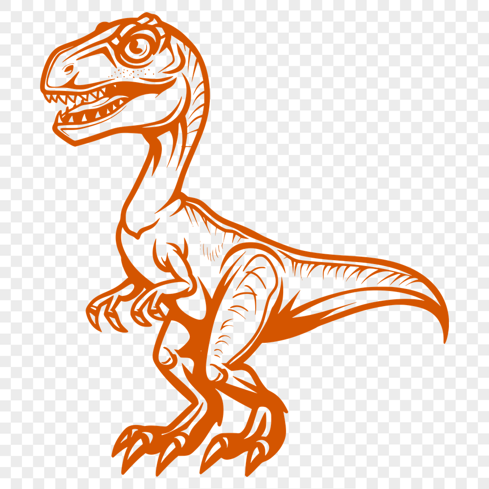 Stunning Dinosaur In PDF And PNG