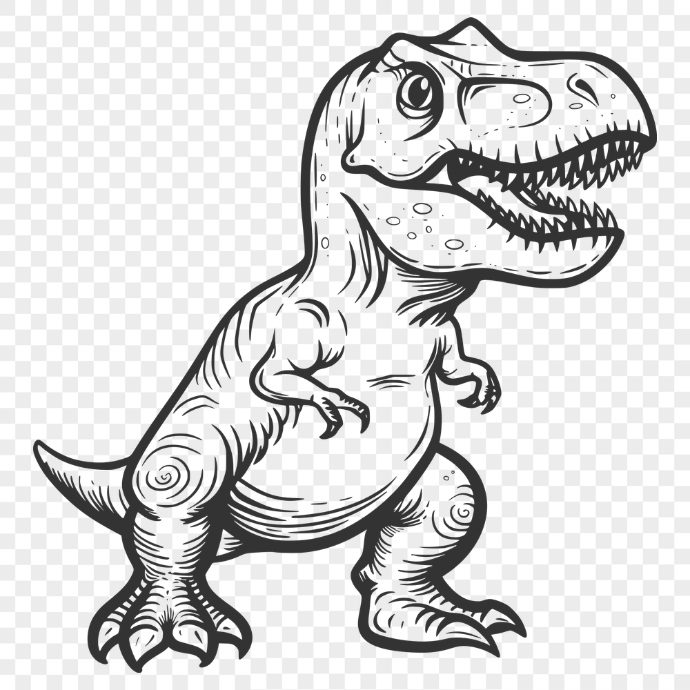 Artistic T Rex Vector Craft File