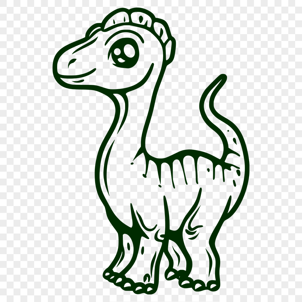 Dinosaur In DXF File Format