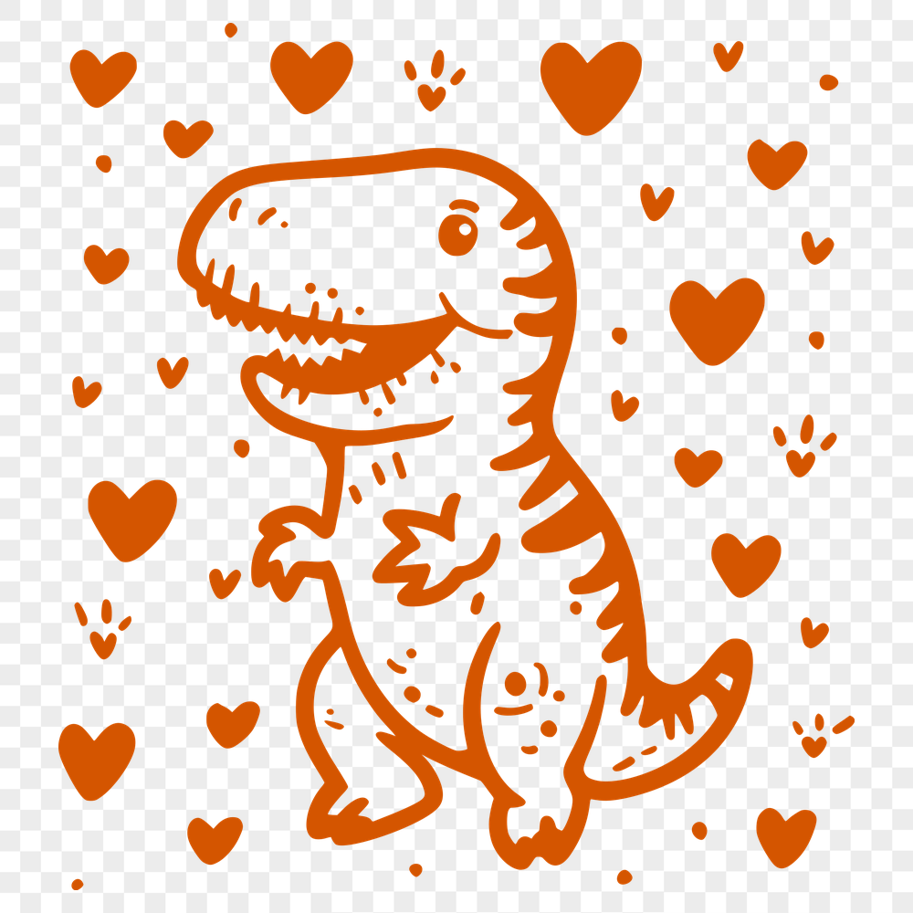 Creative Dinosaur PNG