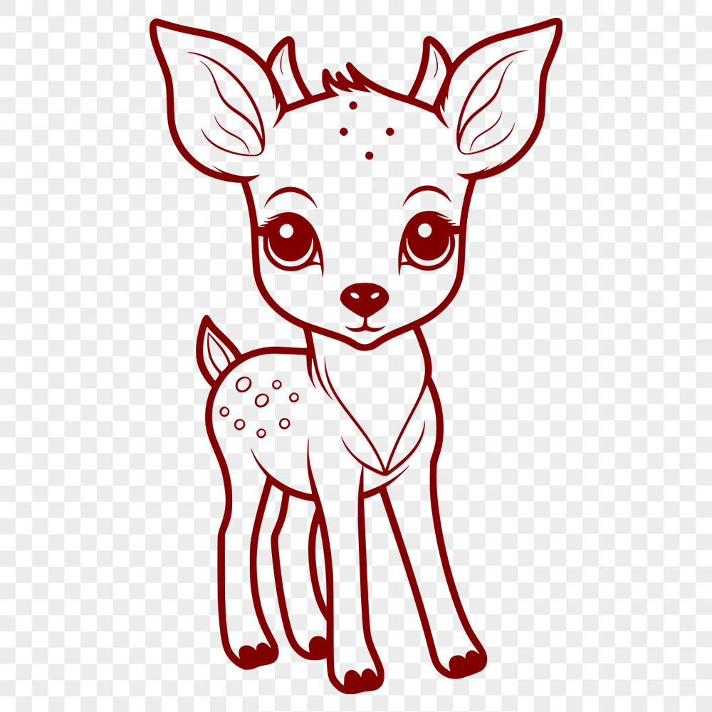 Free Doe SVG, PNG, PDF And DXF Files