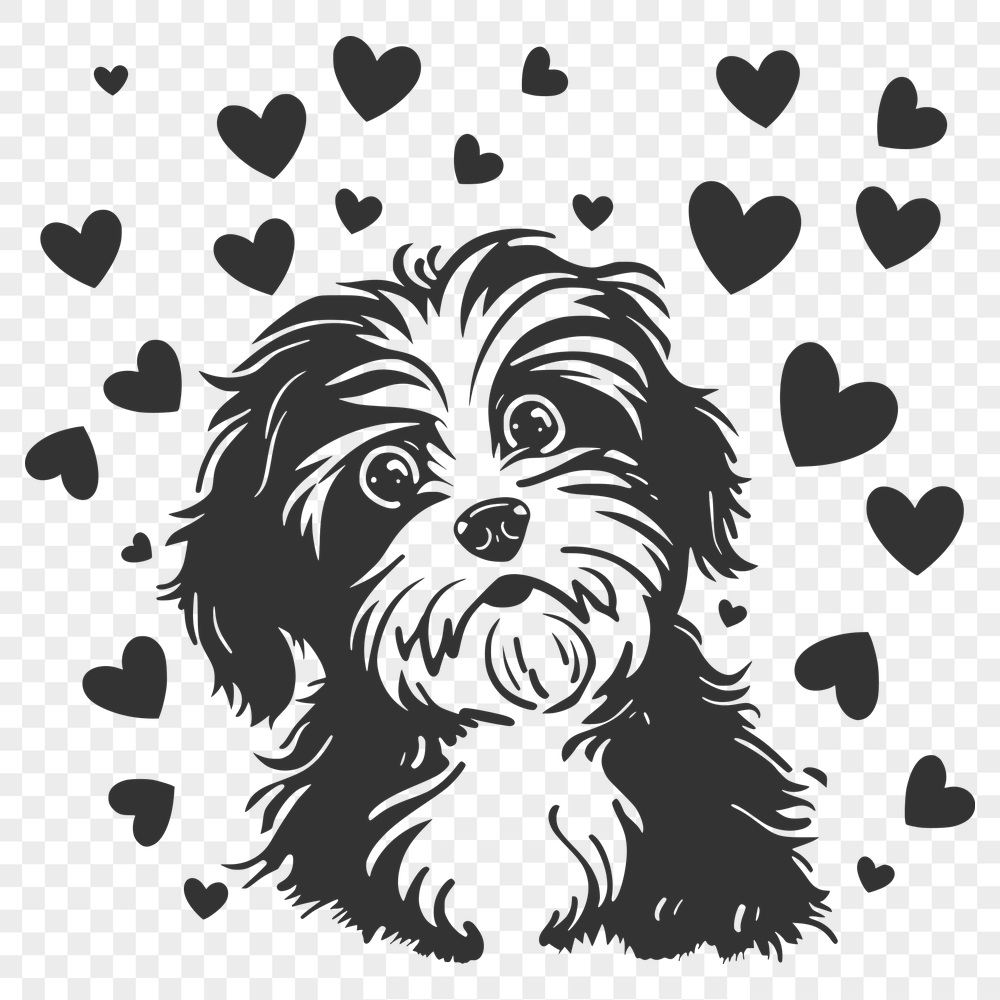 Free Creative Havanese Drawing