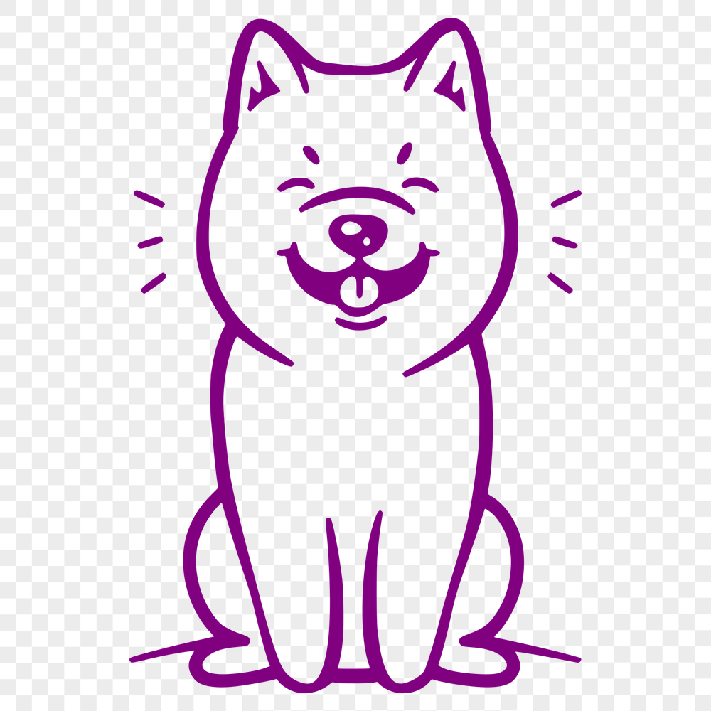 Artistic Shiba Inu Vector Art