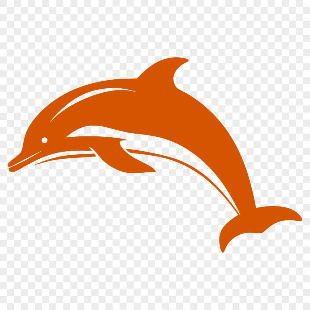 Free Unique Dolphin Clip Art