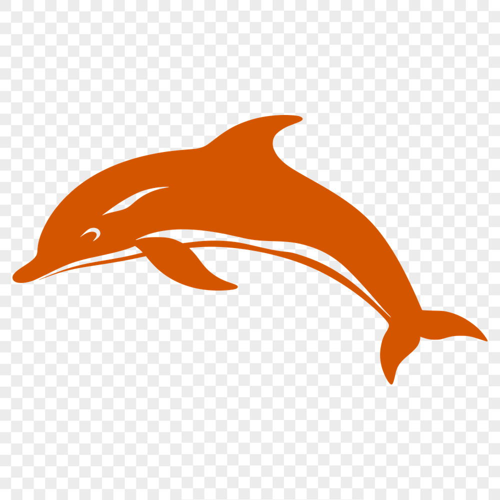 Dolphin SVG, PNG, PDF And DXF Files