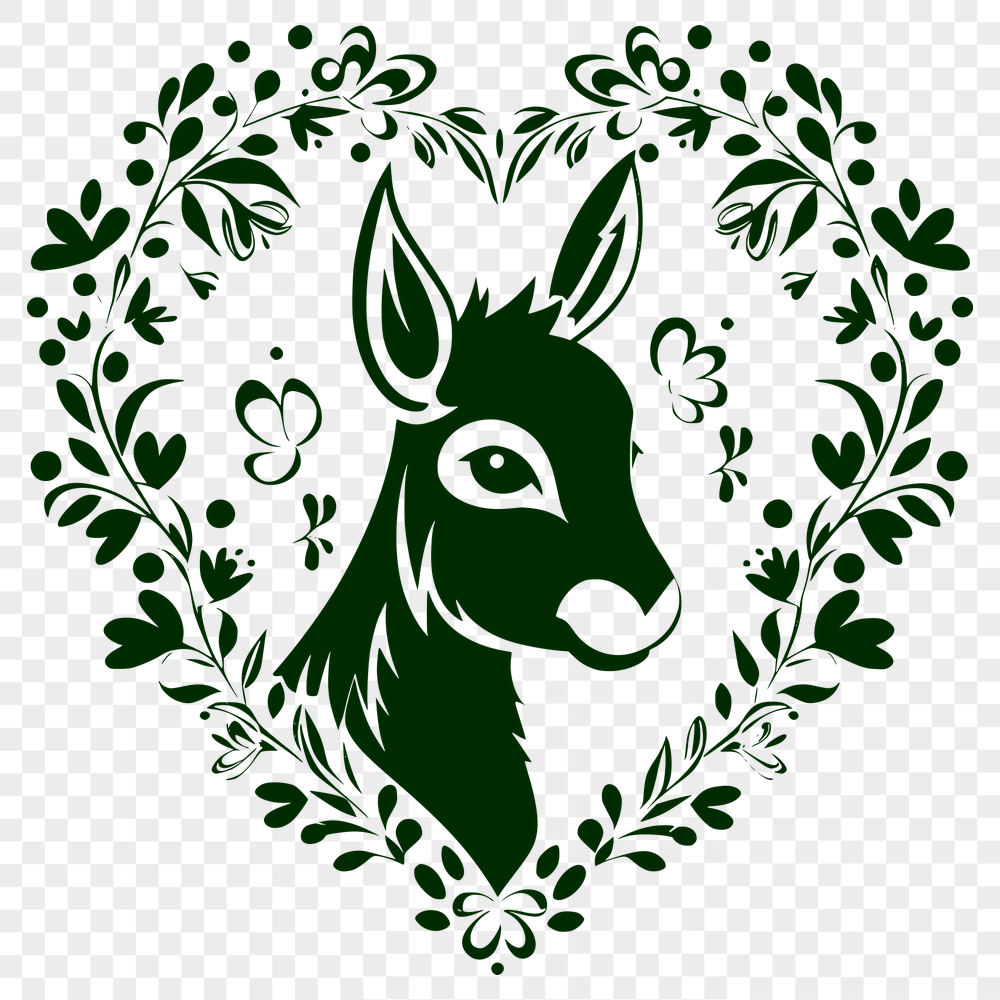 Free Stunning Donkey Clip Art