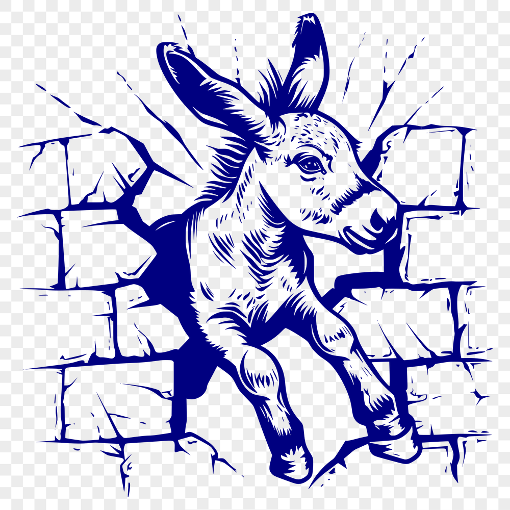 Unique Donkey Smashing Through Wall PDF