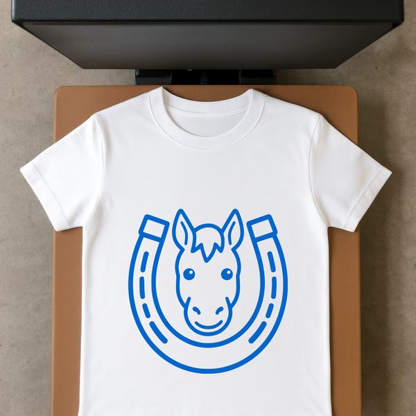 SVG horse shoe for free download and laser engraving