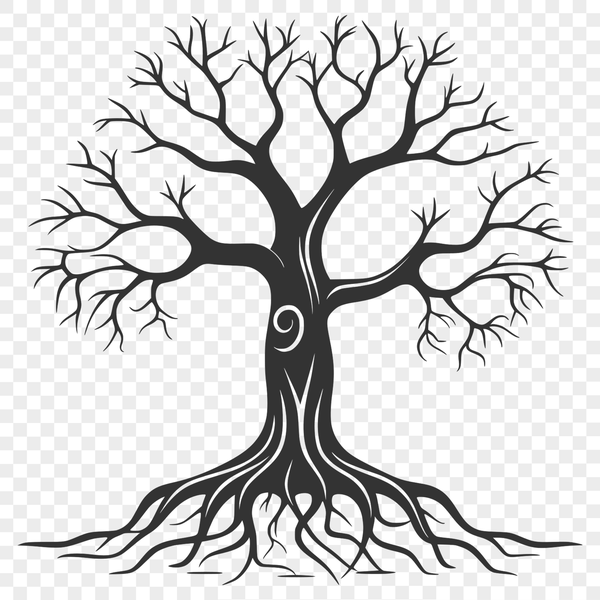 Free Digital Tree Clip Art Simple tree design suitable for digital projects.