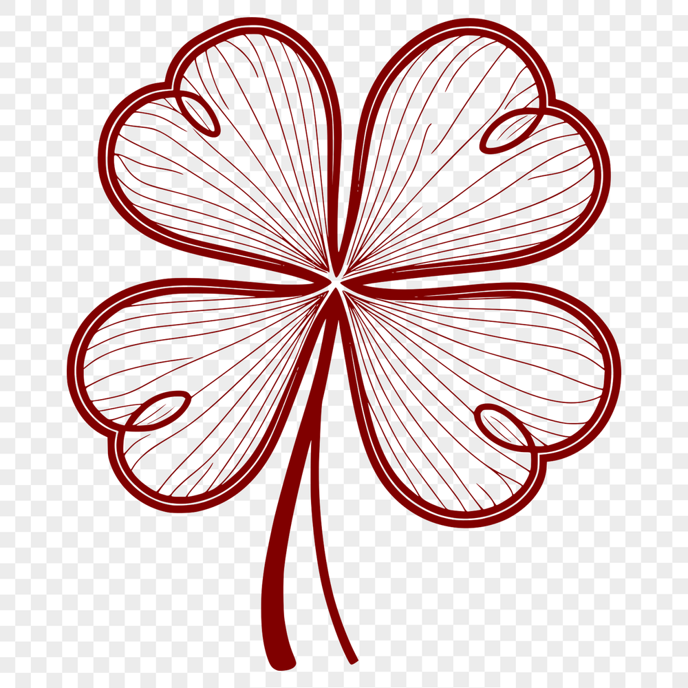 Vector Vein Pattern A simple, high-resolution vector illustration of a single leaf with detailed veins and edges.