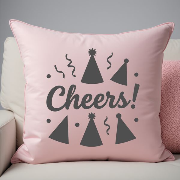 Vector graphic design celebrating the start of a new year, easily editable and downloadable in SVG format.