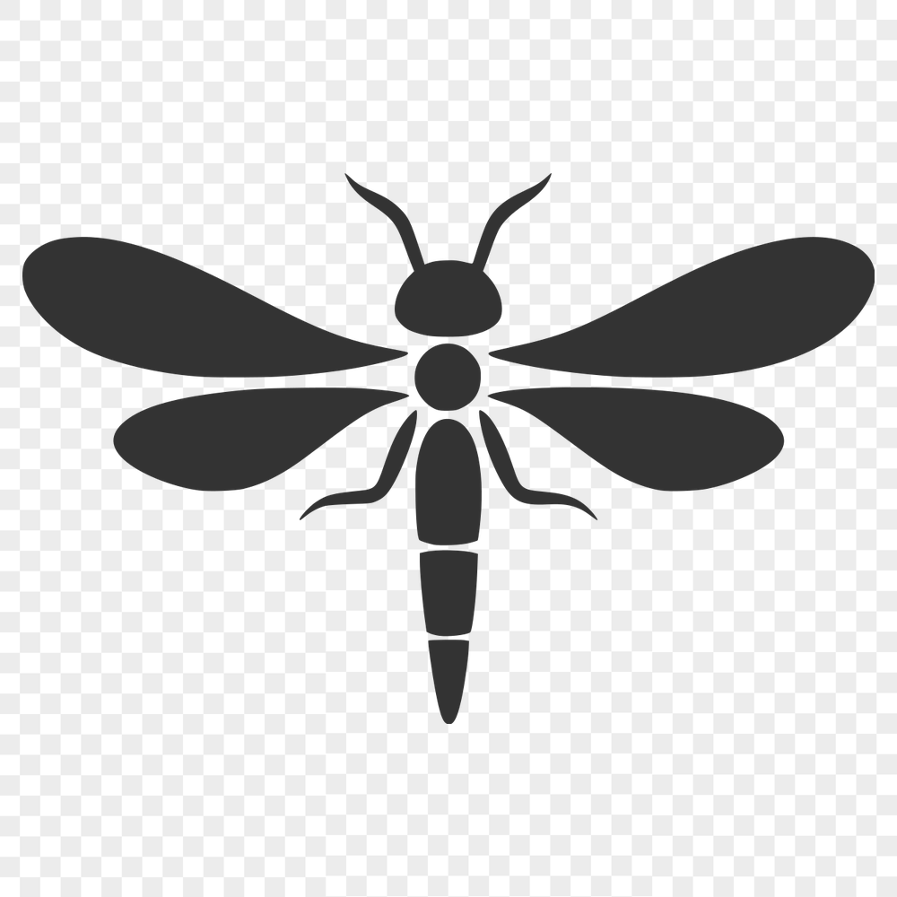 Free Dragon Fly SVG, PNG, PDF And DXF Files