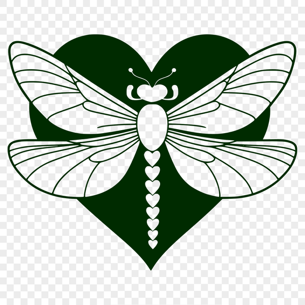 Dragonfly Icon Vector Graphic A vibrant, intricately designed dragonfly icon created as a scalable vector graphic.