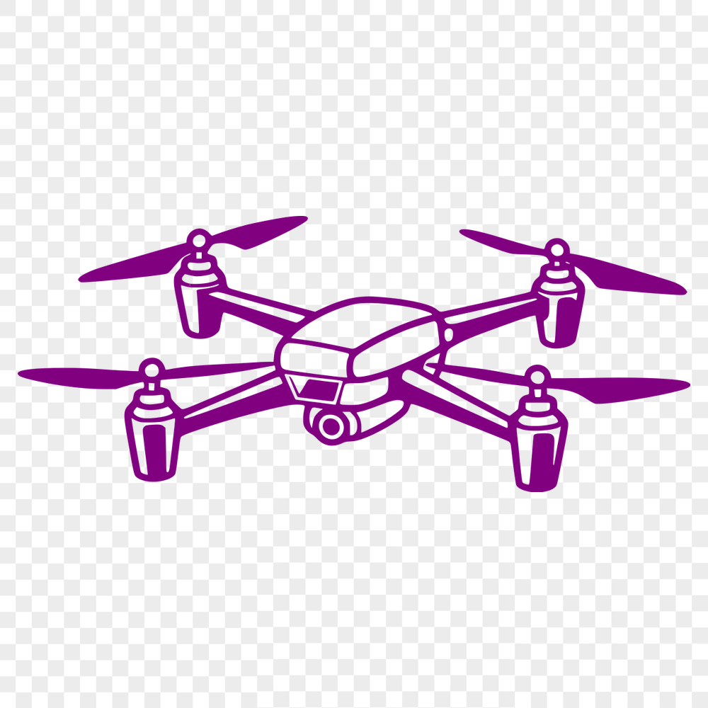 Unique Drone Vector Drawing