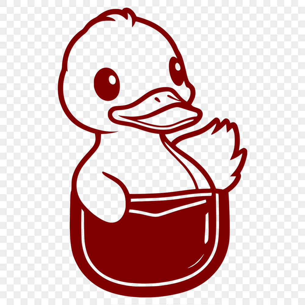 Duck Illustration in Vector Format A simple illustration of a duck in vector format.
