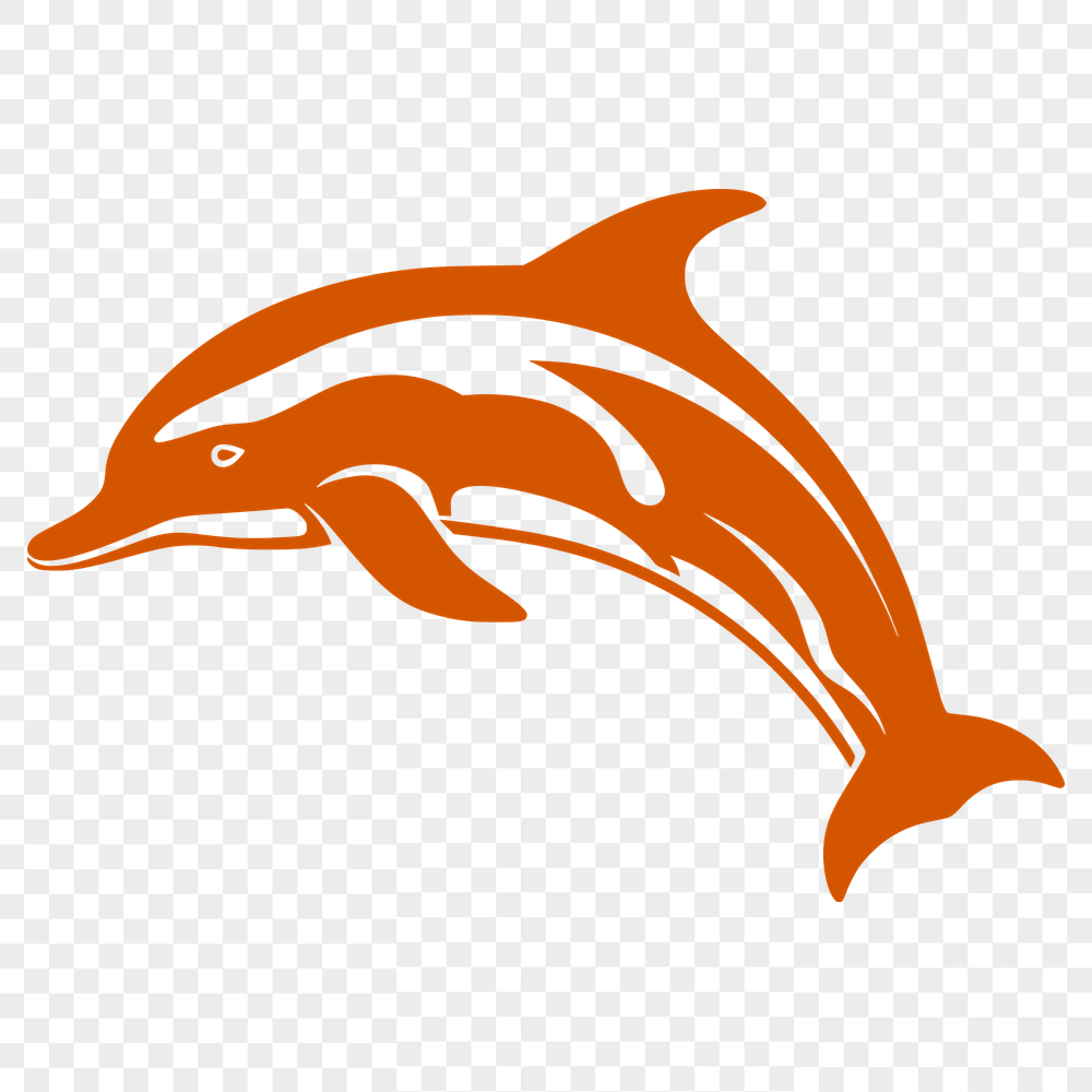 Unique Dolphin Vector Art