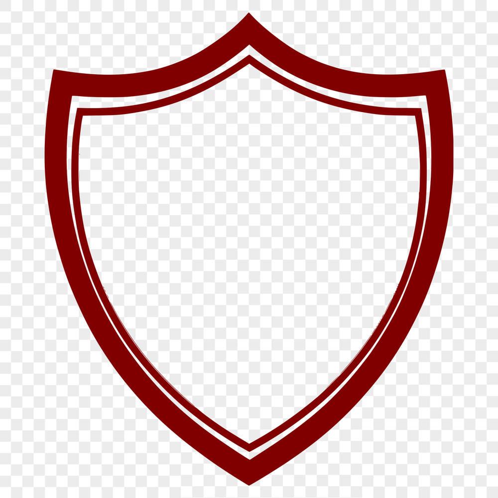 Vector Shield Design with Metallic Texture A vector illustration of a shield with a metallic surface and intricate design elements.