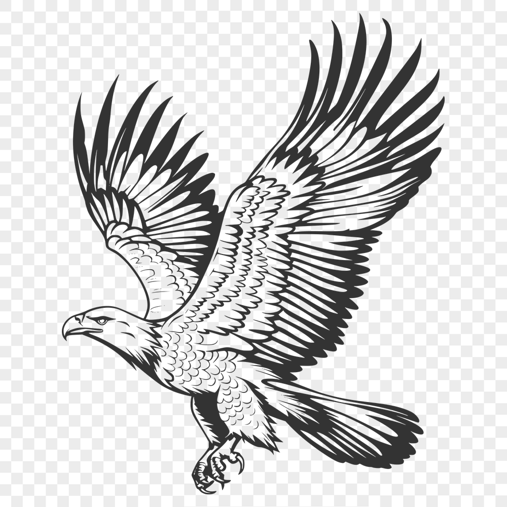 Unique Eagle Vector Craft File