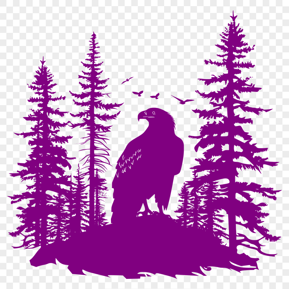 Free Perched Eagle PNG