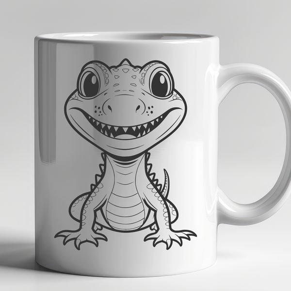 A digital illustration of a reptile, depicted as a lizard in various poses for graphic design projects.