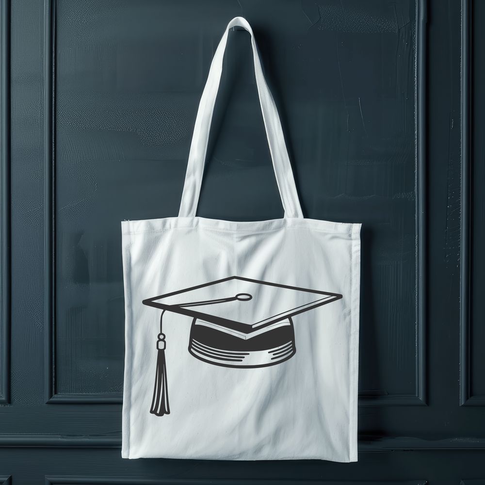 Elegant Graduation Symbol A stylized illustration of a graduation cap with a tassel, suitable for educational and celebratory contexts.