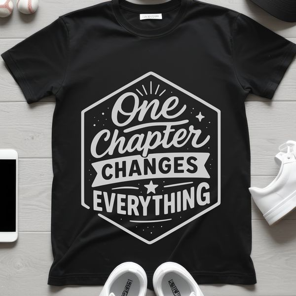 A vector illustration of a person reading a book with inspirational quotes displayed.