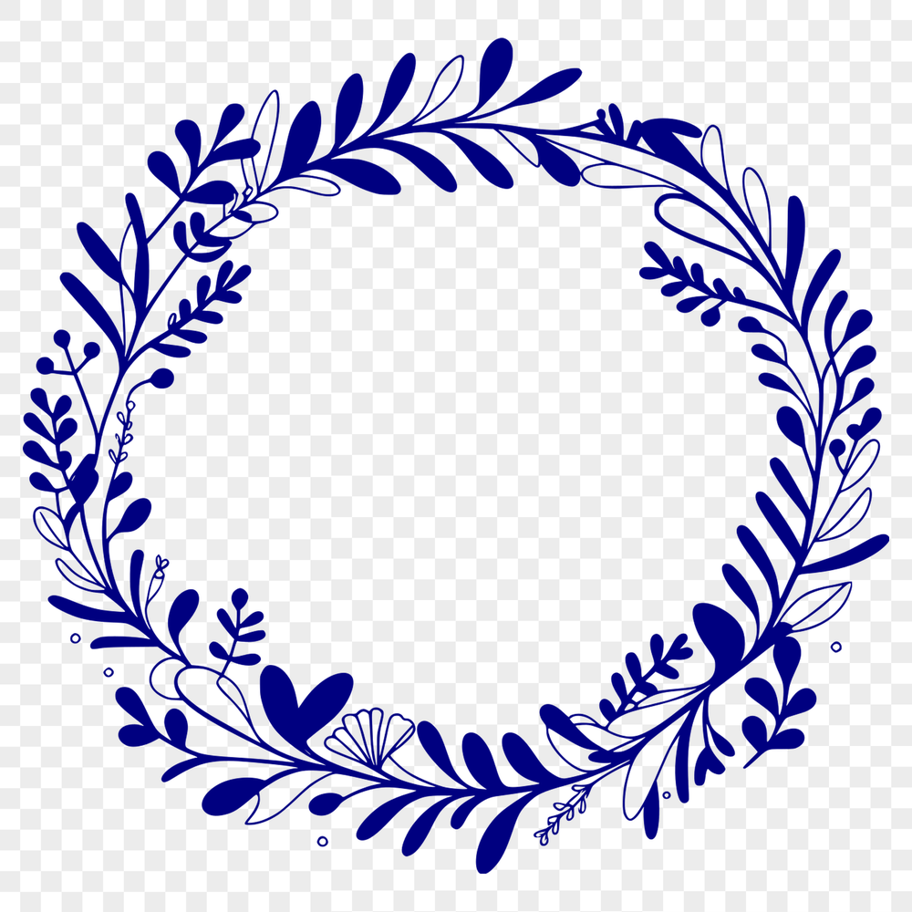 Free Vector Wreath Clip Art for Download Floral wreath design made with vector shapes in an SVG format.