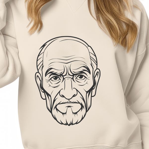 A male figure created as a simple vector graphic design.