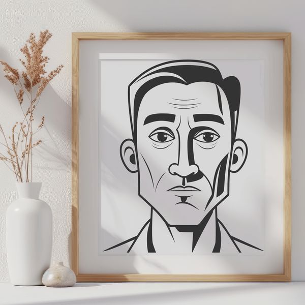 Male Illustration SVG Clip Art A high-quality SVG illustration of a man, created as clip art for digital design.