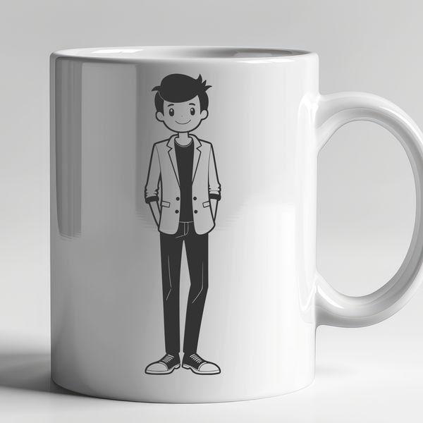 Free Male Figure SVG Clip Art Design Male figure rendered as vector art in SVG format