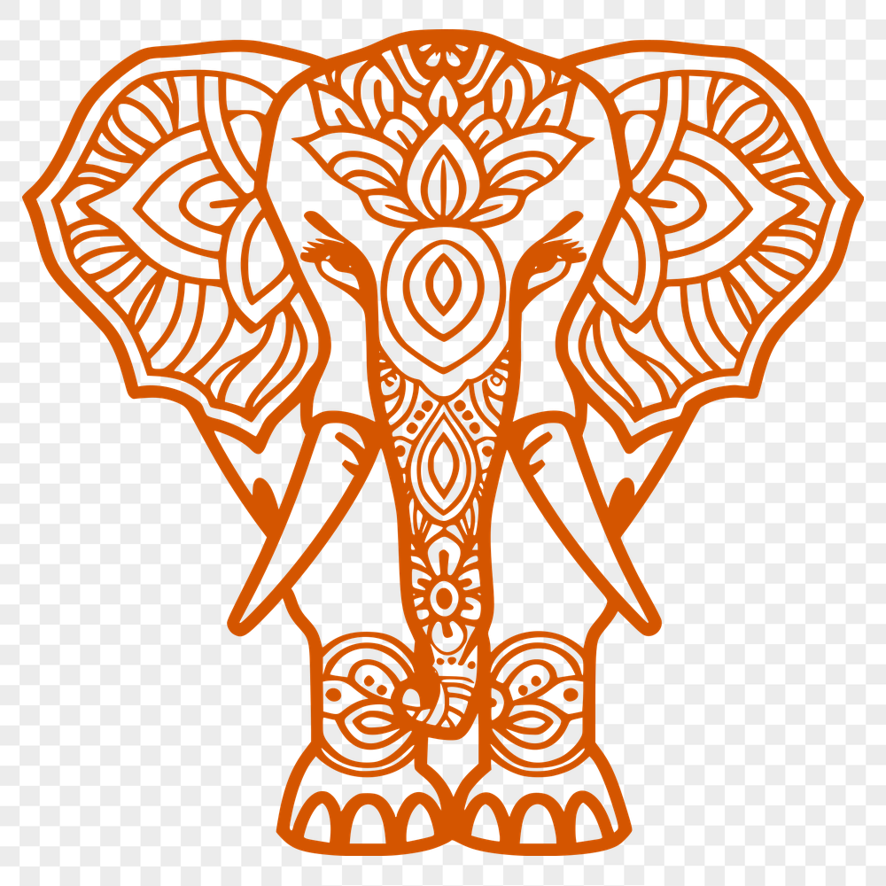 Ornate Elephant - For Glowforge Project