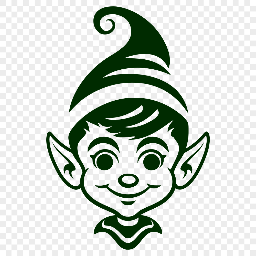 Unique Elf SVG, PNG, PDF And DXF Files