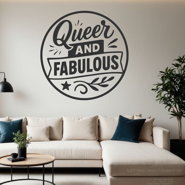 Vibrant LGBTQ Quotes Vector Design LGBTQ quote vector graphic, ideal for personal projects and commercial use.