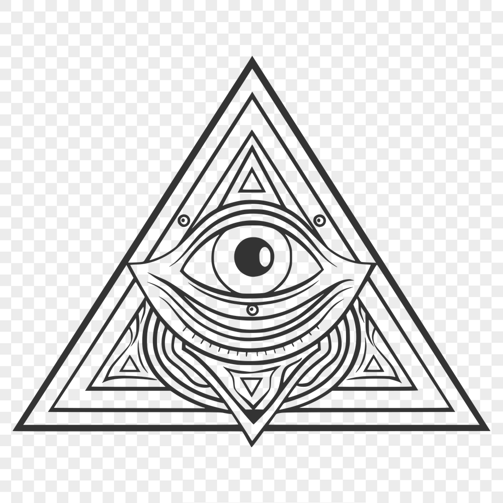 Artistic Eye Of Providence - For Cricut Project