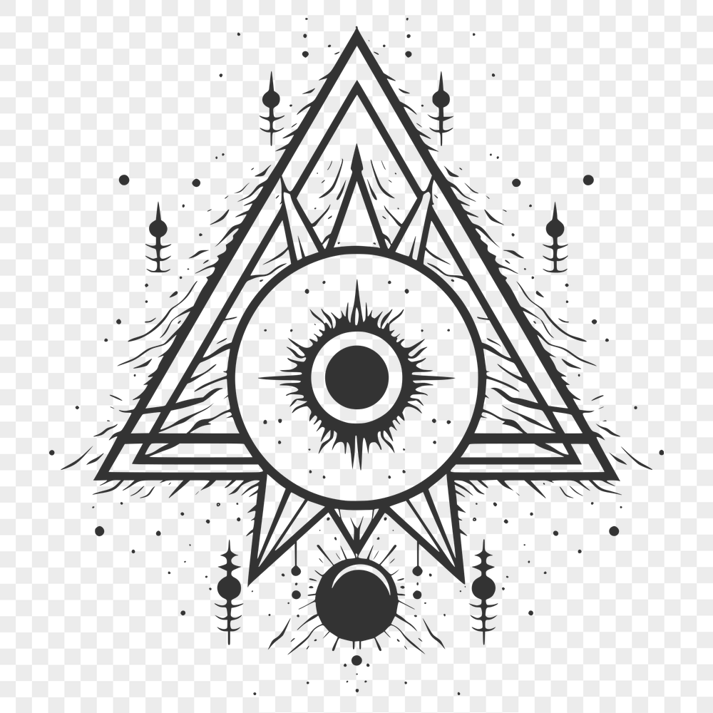 Beautiful Eye Of Providence SVG, PNG, PDF And DXF Files