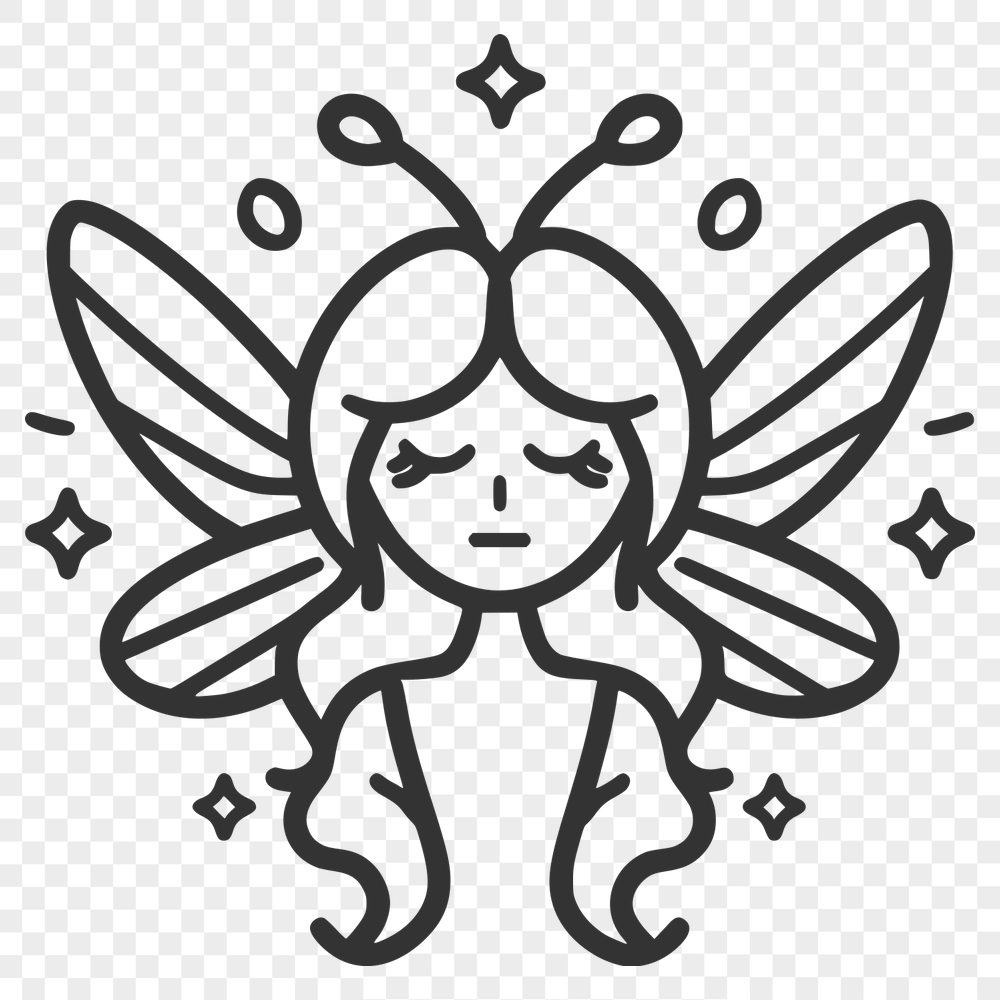 Free Free Fairy Vector Art