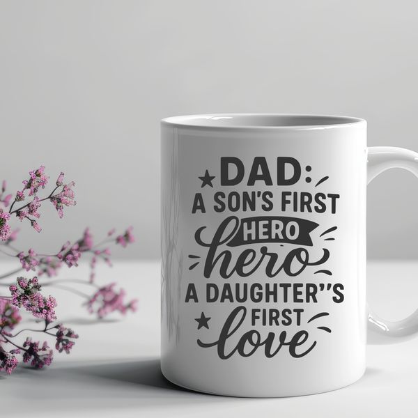 Modern Dad Quote Illustration Dad quote vector illustration featuring inspirational text on a modern background.